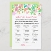 水彩の花あなたの財布のゲームの中に何がある (正面/裏面)