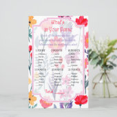 水彩の花あなたの財布のゲームの中に何がある (スタンド正面)