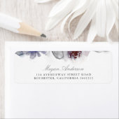 水彩の花が印象的 ラベル (インサイチュ)