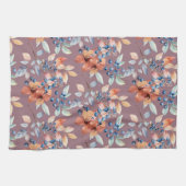 水彩の花と果実 キッチンタオル (横)