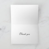 水彩の花束 サンキューカード (内部)