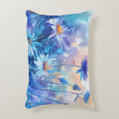 水彩の花:アクセントフローラ装飾用クッション アクセントクッション (正面(垂直))