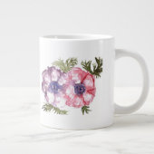 水彩の花 ジャンボコーヒーマグカップ (右)