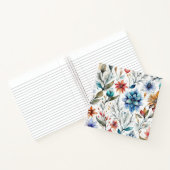 水彩の花 ノートブック (内部)