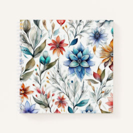 水彩の花 ノートブック