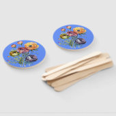 水彩の花 ハンドファン (組立なし)