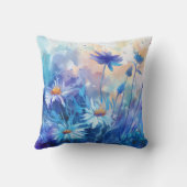 水彩の花 – フローラ装飾用クッション クッション (裏面)