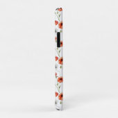 水彩の草原のポピーと白い野花 Case-Mate iPhoneケース (裏面/右)