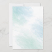 水彩の華やかなフィエスタシャワー招待状 招待状 (裏面)