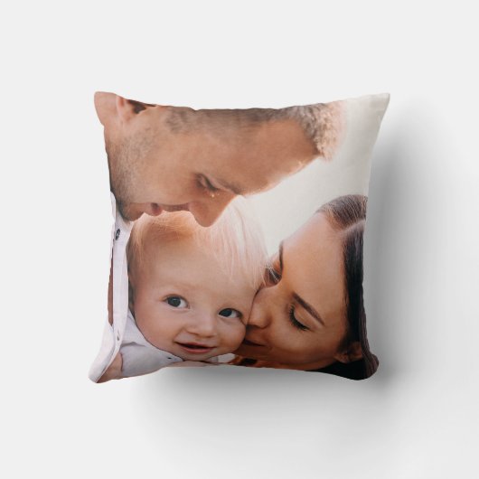 水彩の葉の写真のギフトパーソナライズされた品 クッション (裏面)