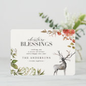 水彩の葉はクリスマスカードになる。 シーズンカード (スタンド正面)