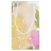 水彩の葉抱き枕 スモールペーパーバッグ (裏面)