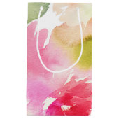 水彩の葉抱き枕 スモールペーパーバッグ (正面)