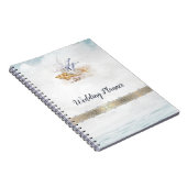 水彩の貝殻、海のノートブック ノートブック (右側)