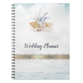 水彩の貝殻、海のノートブック ノートブック