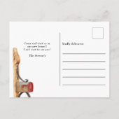 水彩の郵便箱 お引越しのお知らせ 案内ポストカード (裏面)