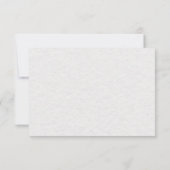 水彩の野の花の結婚式RSVPカード 出欠カード (裏面)