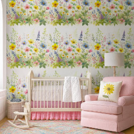 水彩の野生の花  花の壁紙 壁紙