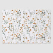 水彩の野生の花 薄葉紙 (正面)