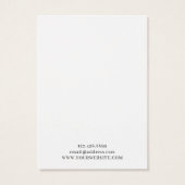 水彩の開花サボテン・ネックレスディスプレイ (裏面)