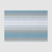水彩の青とストライプ灰色の紙 薄葉紙 (正面)