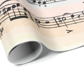 水彩の音楽の作曲 ラッピングペーパー (ロールコーナー)