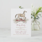 水彩の馬 デルビーパーティーの招待状 招待状 (スタンド正面)