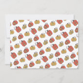 水彩の鳥とカボチャの木のパーティーハロウィーン 招待状 (裏面)