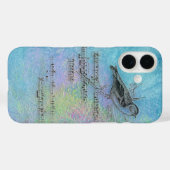 水彩の鳥と音楽デザイン Case-Mate iPhoneケース (裏面 (横))