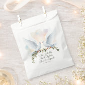 水彩の鳩 マーク10:9 お気に入りの鞄 フェイバーバッグ (クリップ留めされた状態)