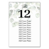 水彩の黙示録テーブル番号座席表 テーブルナンバー (裏面)