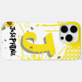 水彩ひまわりと蝶 Case-Mate iPhoneケース (裏面 (横))