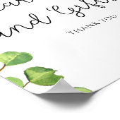 水彩ひまわりカードとギフト ポスター (角)