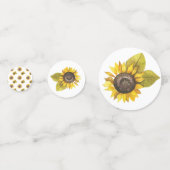 水彩ひまわりコンフェッティ コンフェッティ (正面)