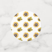 水彩ひまわりコンフェッティ コンフェッティ (スモール正面)