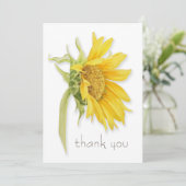 水彩ひまわりサンキューカード サンキューカード (スタンド正面)