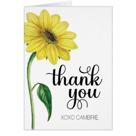 水彩ひまわりサンフラワー