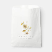 水彩ひまわりサンフラワー フェイバーバッグ (正面)