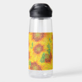 水彩ひまわりテーマウォーターボトル ウォーターボトル (背面)