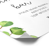 水彩ひまわりミモザバー ポスター (角)