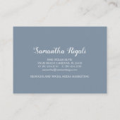 水彩ひまわりユーカリロイヤリティカード エンクロージャーカード (裏面)