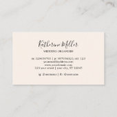 水彩ひまわりユーカリ素朴事業 名刺 (裏面)