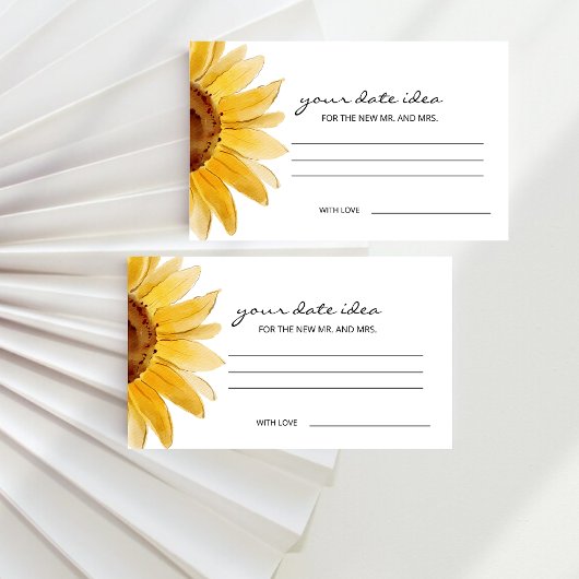 水彩ひまわり伊達夜アイディア伊達瓶 エンクロージャーカード