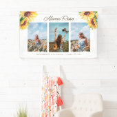 水彩ひまわり卒業バナー 横断幕 (インサイチュ)