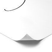 水彩ひまわり夏の赤ちゃんシャワーへようこそ ポスター (角)