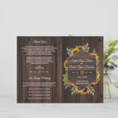 水彩ひまわり幾何学古い納屋プログラム (スタンド正面)