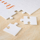 水彩ひまわり感謝祭かぼちゃの秋 ジグソーパズル (側面)