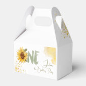 水彩ひまわり最初の誕生日 フェイバーボックス (裏面サイド)
