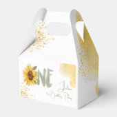 水彩ひまわり最初の誕生日 フェイバーボックス (正面サイド)