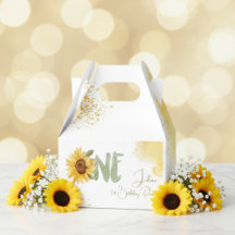 水彩ひまわり最初の誕生日